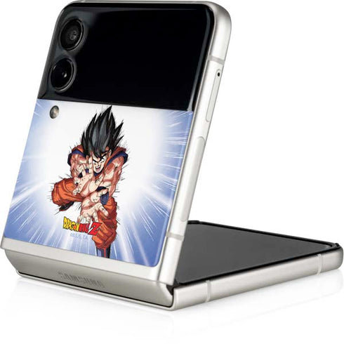 Dragon Ball Z Goku Kamehameha Blast Galaxy Z Flip3 5G Skin
